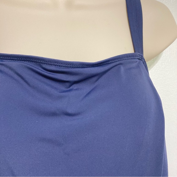 Swim 365 Royal Blue Adjustable Strap One Piece Bathing Suit Swim Dress 18W - Picture 7 of 16